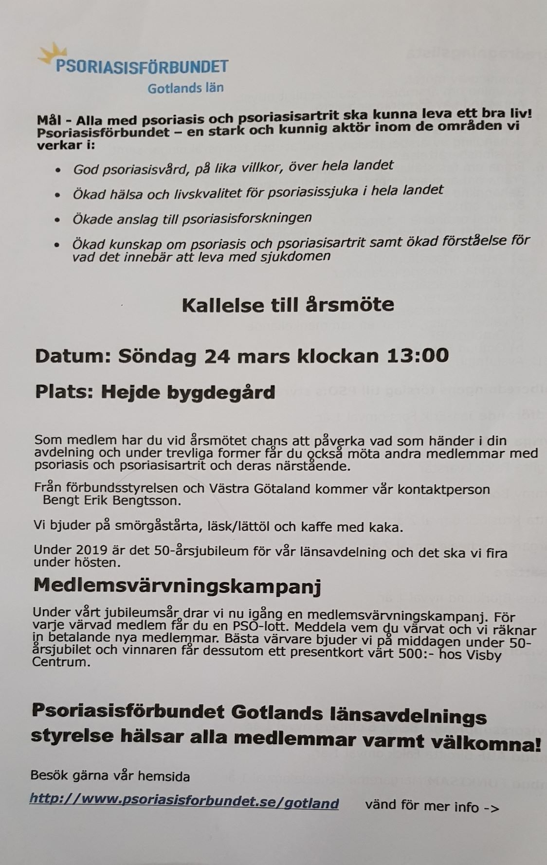 Årsmöte 190324