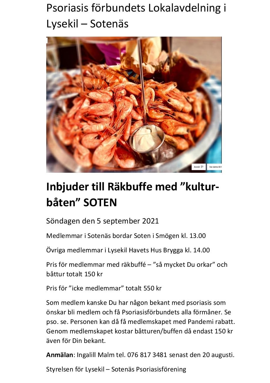 Båtresa Soten 2021