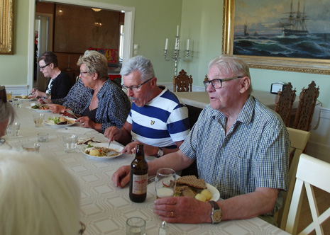 Lunch på herrgården på Olofsfors bruk