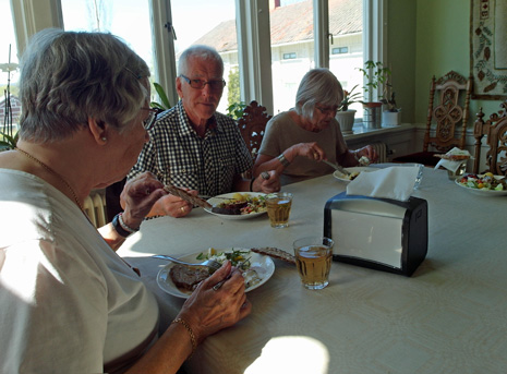 Lunch på herrgården på Olofsfors bruk