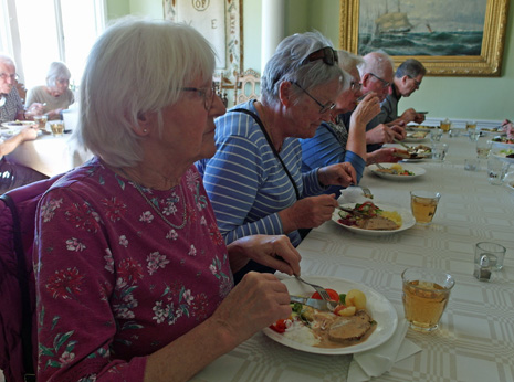 Lunch på herrgården på Olofsfors bruk