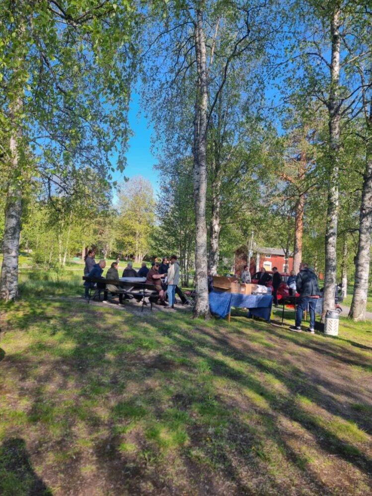 gammlia4 Det vart en välbesökt kväll och vi hade tur med vädret solen sken. Foto: Frida Björn