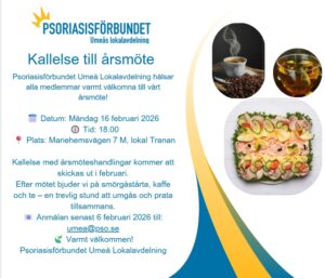 PSORIASISFÖRBUNDETUMEÅ LOKALAVDELNING Verksamhetsberättelse 2025