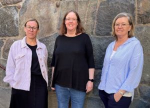 Bild på Lisa Broman, Malin Malmén och Christina Lees