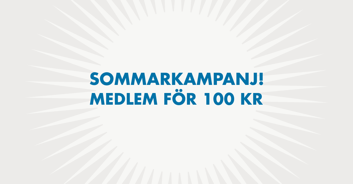Sommarkampanj med medlemskap för 100 kr